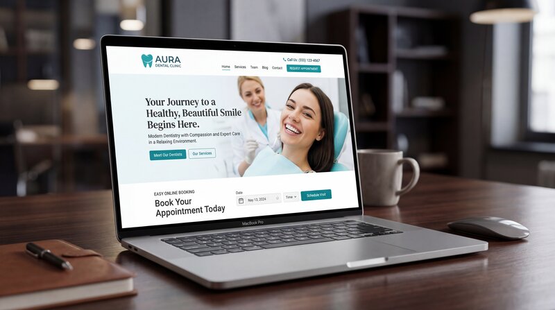 Dental clinic website template