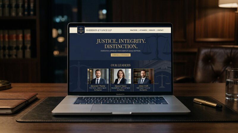 Law firm website template