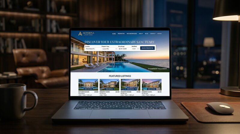 Real estate website template